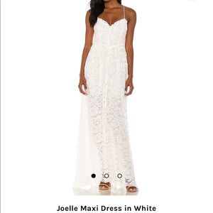 White, For Love and Lemons dress, size small!